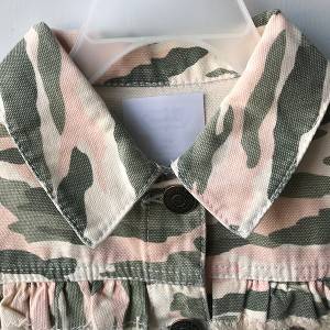 Camouflage denim jacket