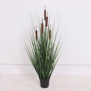 Hot Sale High Quality Decorative Artificial Potted Onion Grass Plant