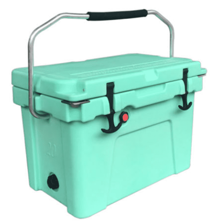Plastic Insulated Ice Cooler Custom Rotomold Outdoor Ice Box Portable Beer Can Drinking Cooler Box Custom Rotomold