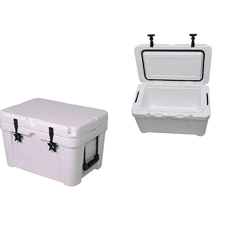 Plastic Insulated Ice Cooler Custom Rotomold Outdoor Ice Box Portable Beer Can Drinking Cooler Box Custom Rotomold