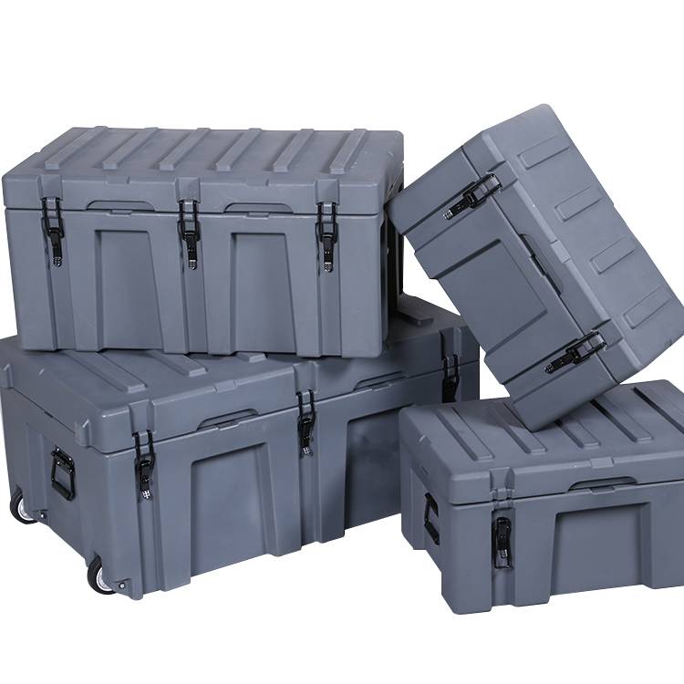 China Custom Rigid Heavy Duty Plastic Worksite Jobsite Tool Storage Box  Manufacture and Factory