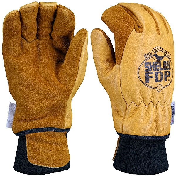 Cowhide Leather Industrial winter Work Gloves Featured Image