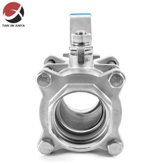 Standard 3 Inch Low Price Stainless Steel Pneumatic 3PC Butt-Welded Flow Control Ball Valve
