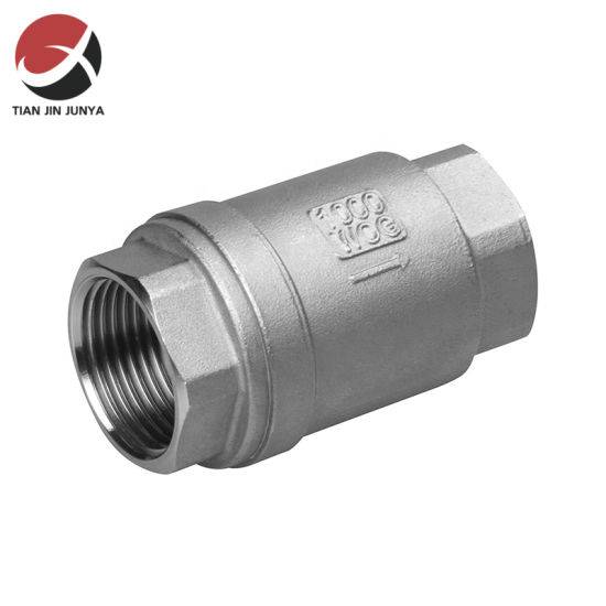 ANSI/DIN/JIS Stainless Steel Investment Casting 304/316 Bsp/NPT Female Thread Spring Check Valve Lost Wax Casting Parts, All Size Check/Butterfly/Choke Valve