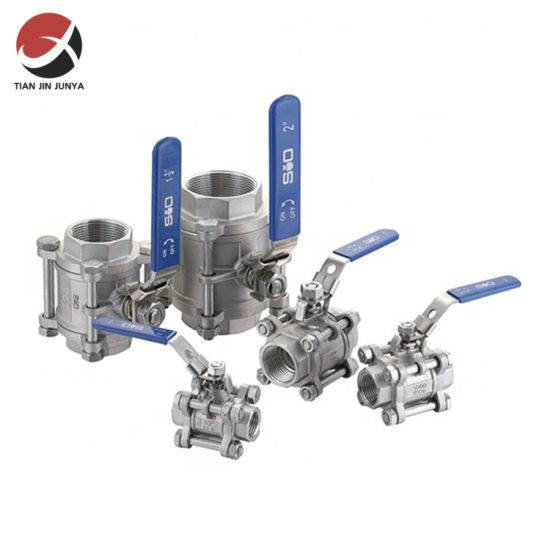 Tianjin Manufacturer ANSI/ASTM/DIN/JIS Standard Sanitary Stainless Steel Casting Bsp/NPT Thread 2 Inch Ball Valve, Flow Control/Gas Valve, Tooling Fee Covered