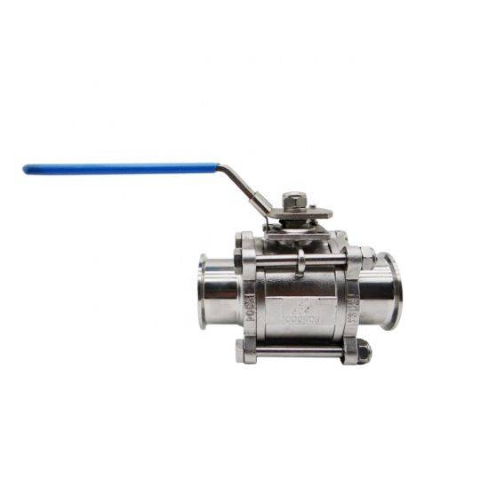 11/2" Inch Economical Type Butt Welded Ball Valve /1000 Wog 3PC Ball Valve with Lever with Lock