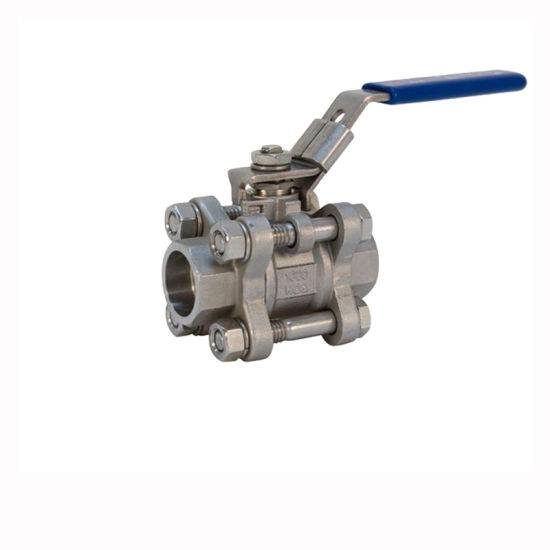 4" Inch Jy High Quality Factory Direct Stainless Steel Socket Weld 3PC Ball Valve