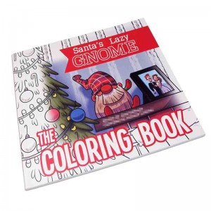 Custom Christmas Kids Learning Coloring Book Printing