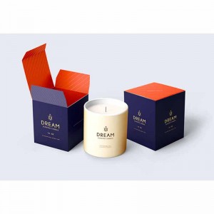 custom tuck box for candle packaging