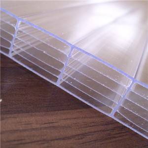 Six wall polycarbonate roofing sheet polycarbonate Hollow panel