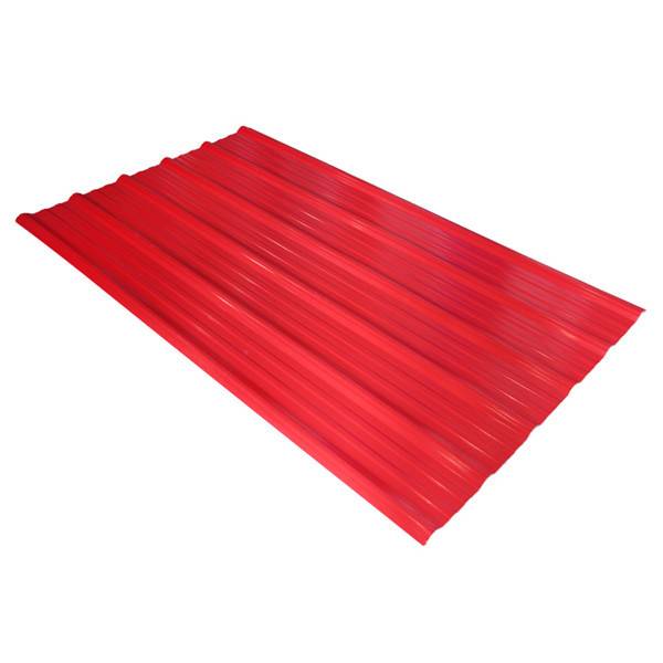 3 layer UPVC Roof sheet 1130mm Trapezoidal PVC Roofing Sheet