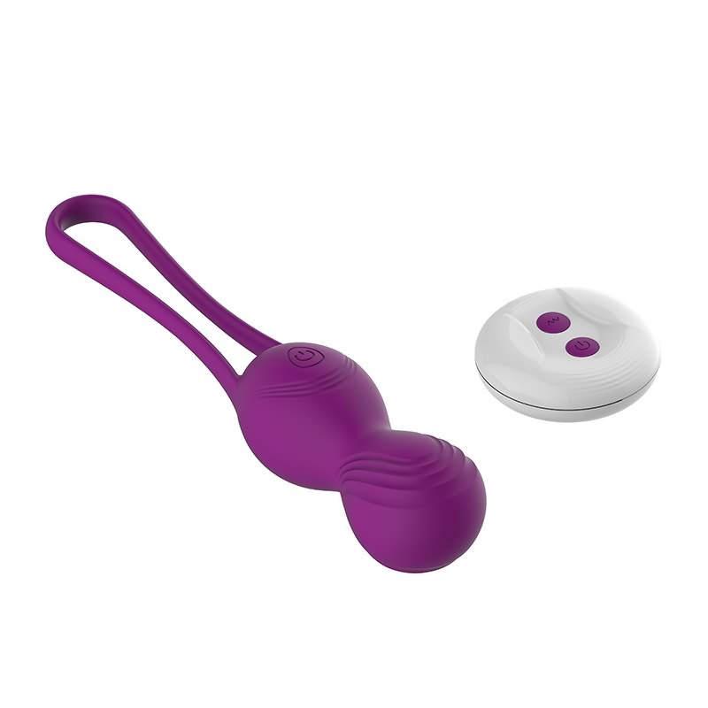 Factory Free sample Wired Egg Vibrator - Remote control vibrating kegel ball – Kaiwei