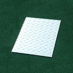Diamond checkered aluminum sheet