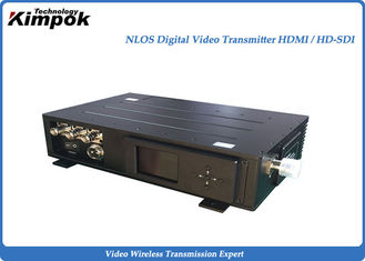 5.8 Ghz HD 10-20W COFDM Transmitter , Low Latency Wireless Transmission System