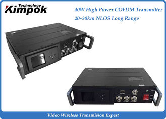 40W High Power Long Range Video Transmitter 30km NLOS Mobile Video Wireless Transmission