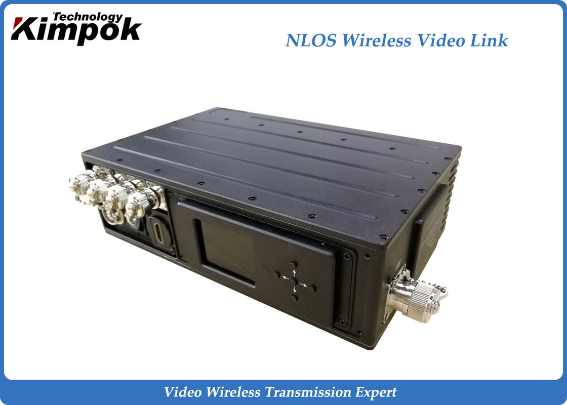 Long Distance 10 Watt Digital Wireless Video Transmitter HD / SDI / CVBS Low Delay Sender