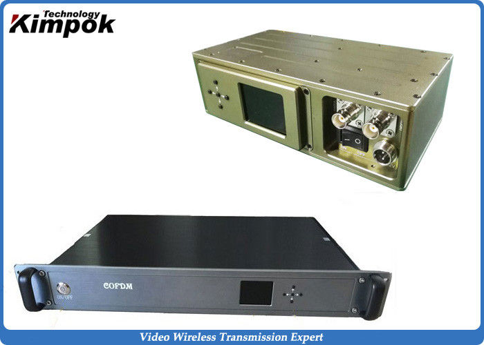OEM China Hd Video Transmitter - SD COFDM Video Transmitter and Receiver Analog Long Range Wireless CCTV Transmission 5W RF – Kimpok
