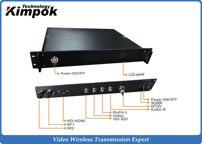 Multi Function 1080P Wireless Hd Receiver , HD – SDI Broadcasting Digital Video Receiver