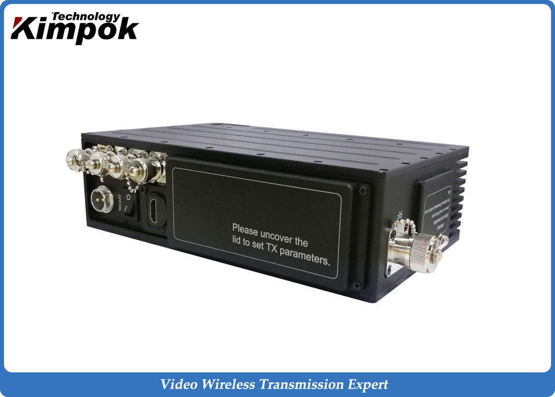 COFDM Long Range Video Transmitter 5W Rugged NLOS Wireless Video Link Transmitter