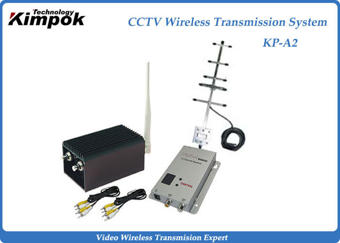 CCTV 2000mW High RF Power Long Range Wireless Video Transmitter For Wireless Security System