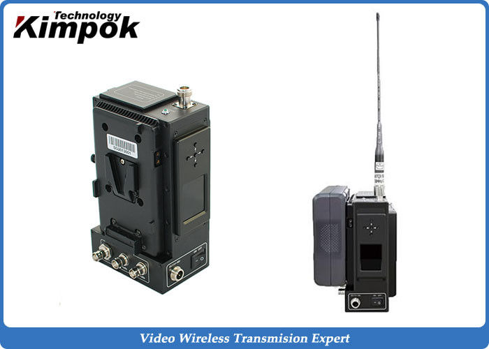 Man portable 5 Watt HD Wireless Transmitter Microwave AV System AES128 Encryption