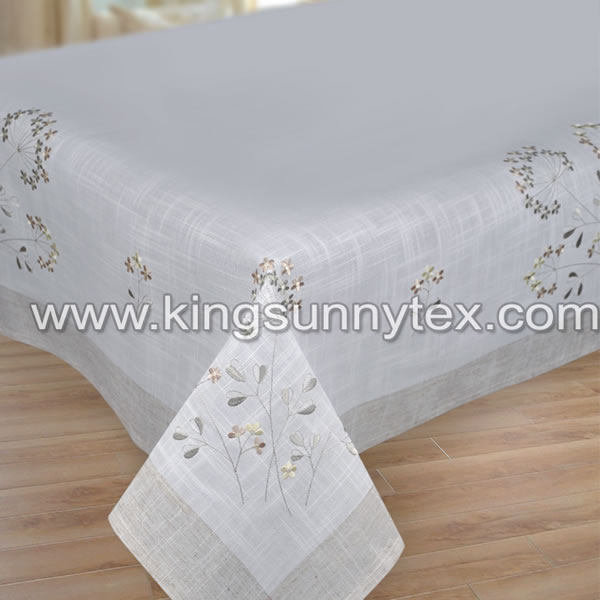 Best-Selling Satin Table Runner - DES.4 Flower Embroidery Traditional Home Decoration For Table – Kingsun