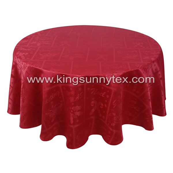 Round Water Proof Table Cloth Christmas