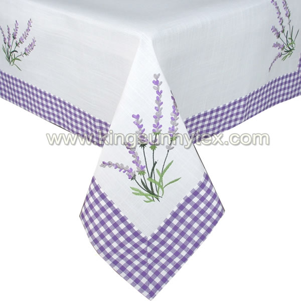 Spring and Summer Tablecloth with flower Design-1