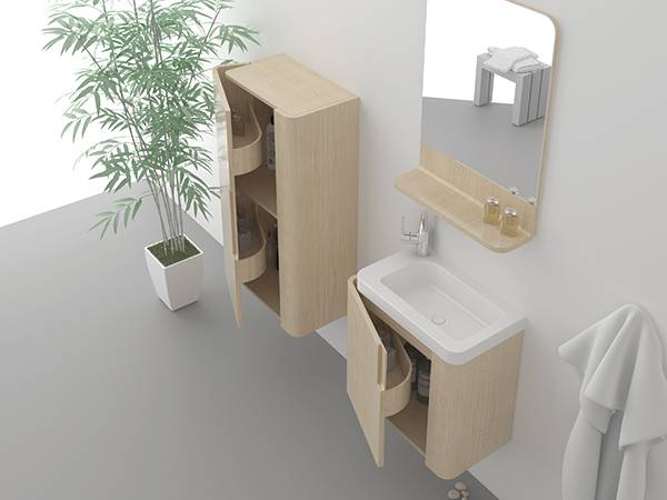 China Wholesale Dealers Of Built In Bathroom Cabinets Environmentally Friendly Wall Mounted Washbasin With Plywood Cabinet Bathroom Vanity 1604060 Kazhongao Manufacturers And Suppliers Kazhongao