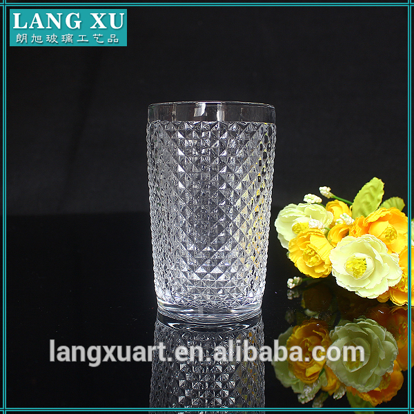 LX-B028 pineapple design highball glass pineapple shaped drinking glass cups