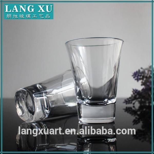 LX-S014 clear smooth wholesale custom 30ml shot glass