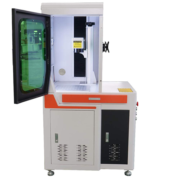 China wholesale Integarted Fiber Laser Marking Machine - Max 20W Full Cover Fiber Laser Marking Machine For Metal Engraving – Mingjue detail pictures