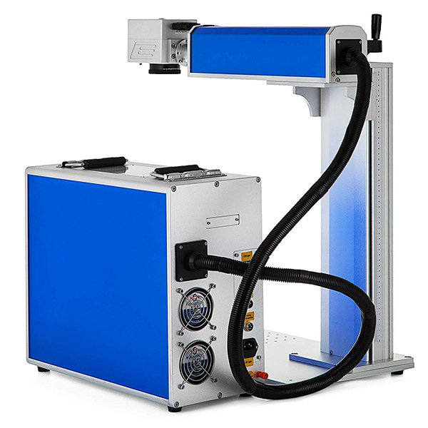 Good quality Enclosed Fiber Laser Marking Machine - 50W Raycus Divided Fiber Laser Marking Machine EZ Cad FDA For Metal – Mingjue detail pictures