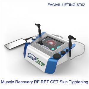 Portable 3 Color Smart Muscle Recovery RF RET CET Theory Skin Whitening ST02