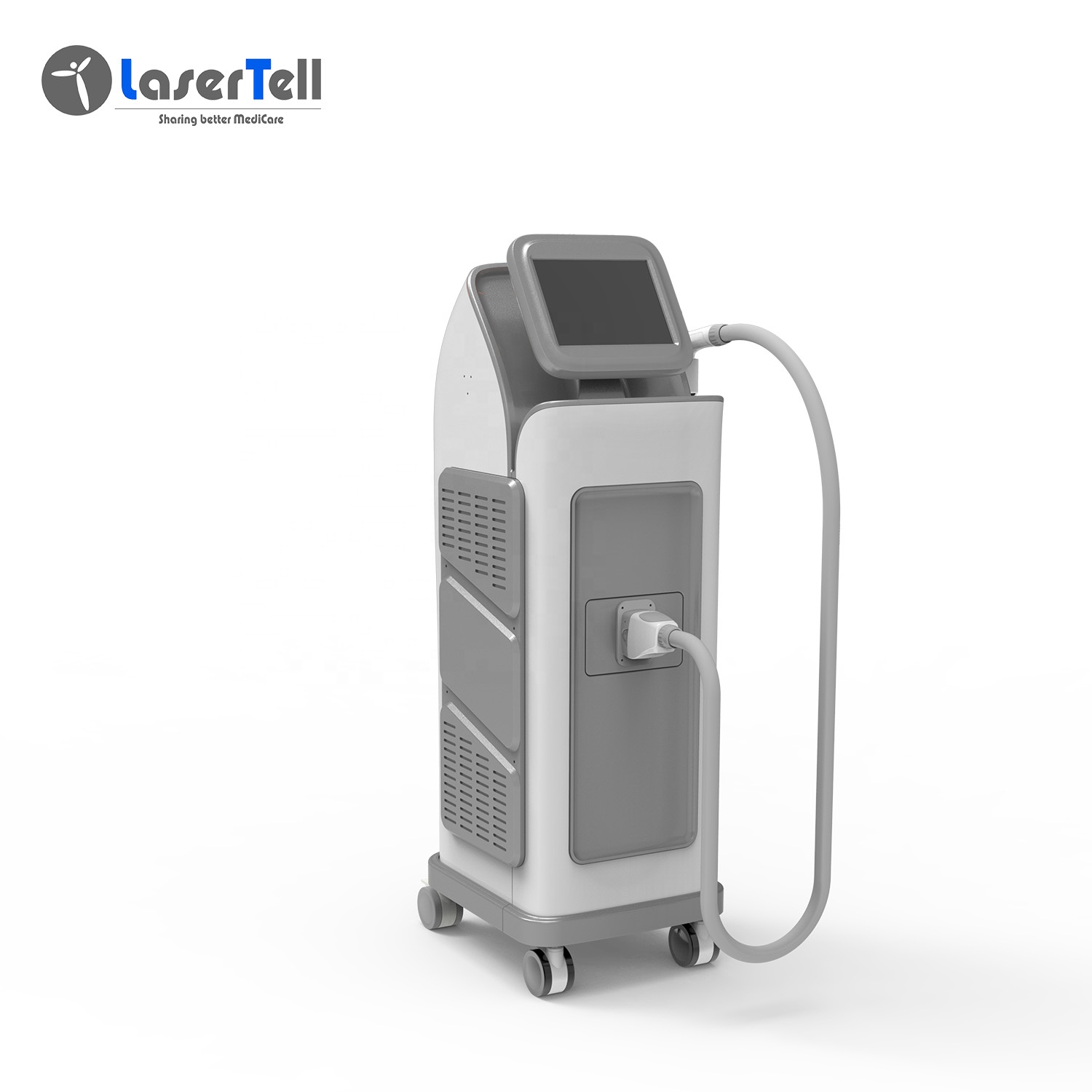 1200w LaserTell Ice Platinum two spot size diode laser hair removal 808nm 755nm 1064nm optional