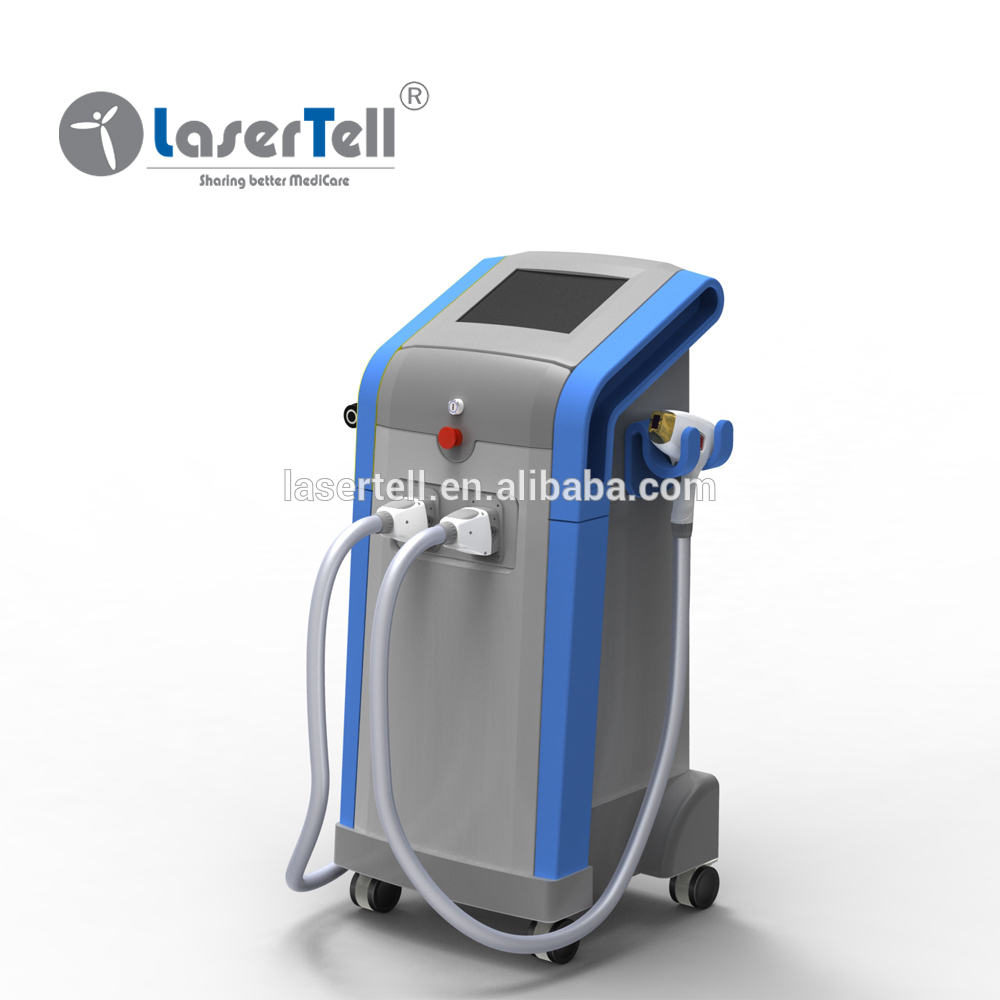 755 808 1064 three wavelength diode laser permanent hair removal equipment