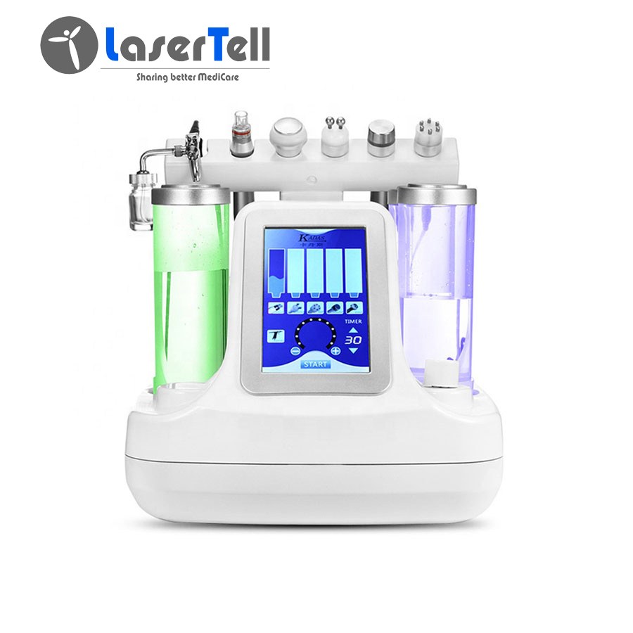 Multi-functional aqua facial machine hydro dermabrasion skin care oxygen facial machine portable beauty equipment