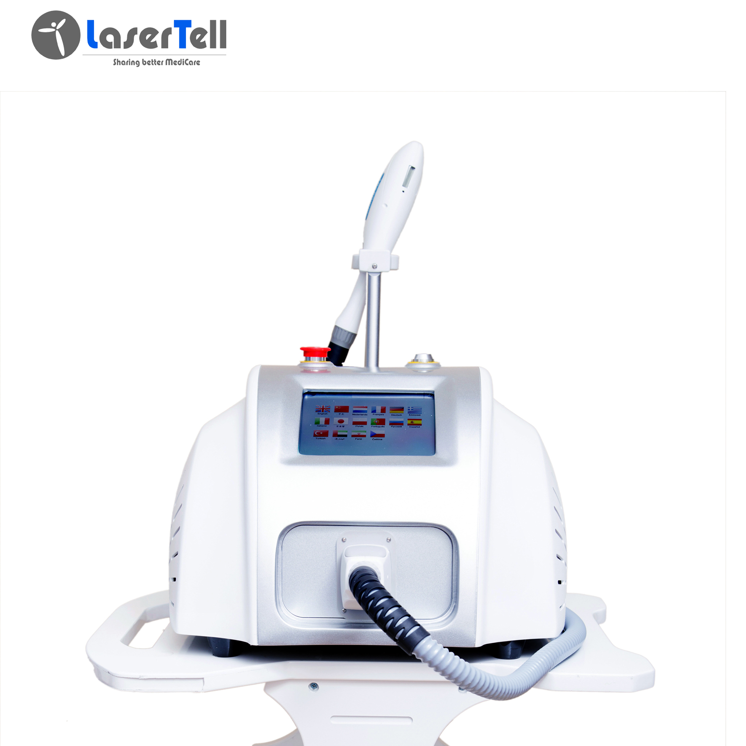 LaserTell hot selling hair removal and skin rejuvenation machine breast lifting