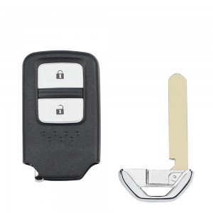 Honda 2 button remote key blank with blade