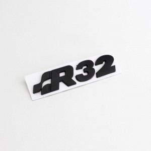R32 Rear Trunk Tailgate Badge Emblem Sticker fit for Golf Mk4 R32