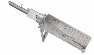 LOCKSMITHOBD 2020 NEW lishi  SC4 6-Pin – Schlage Keyway Tool 2in1 Pick Decoder