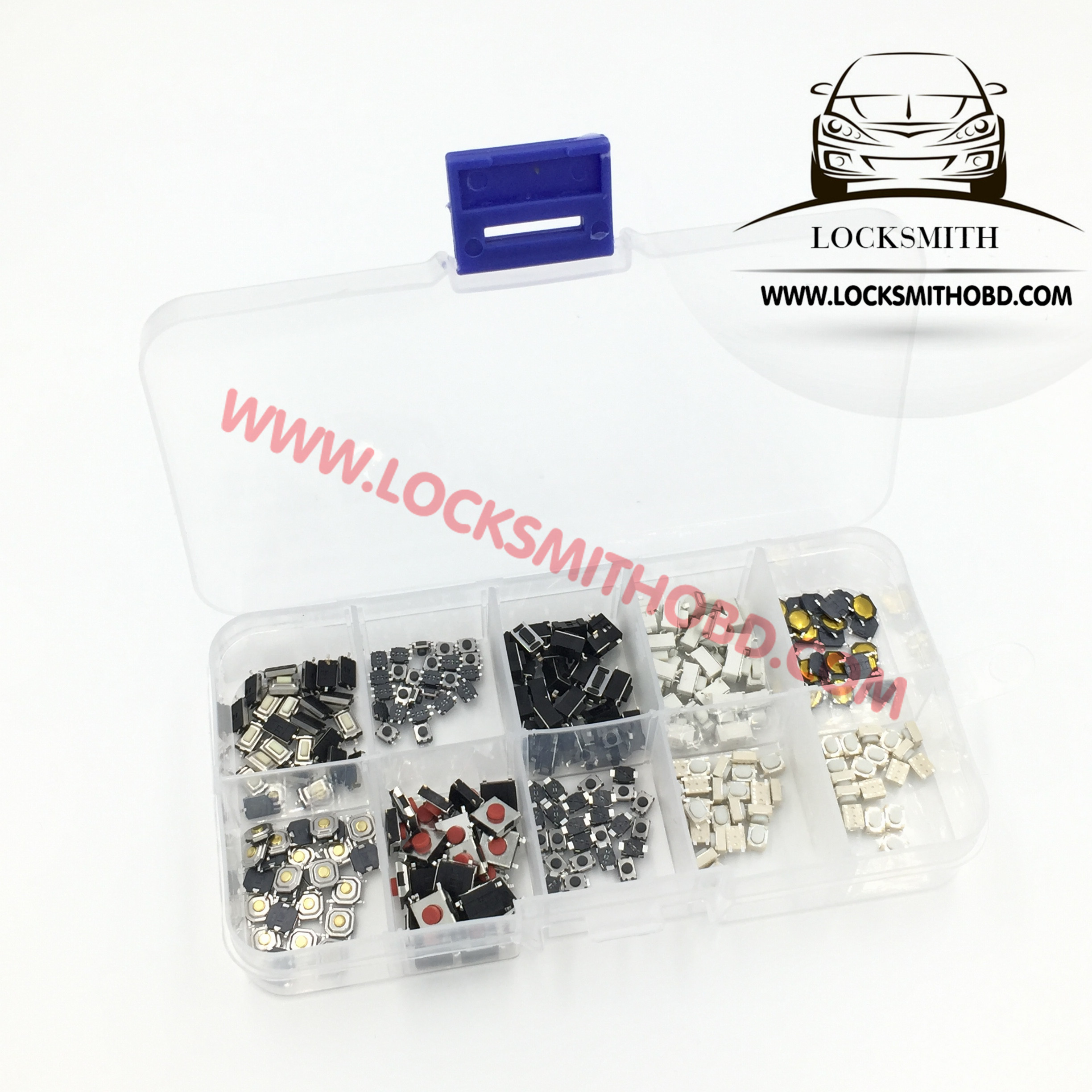 Wholesale Automobile Remotes - KEY button switch full set box 10 models/250pcs/set – Locksmithobd