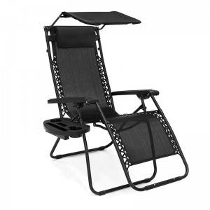 Zero Gravity Chair Folding Beach Chair with Sunshade