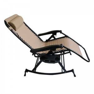 Wholesale Zero Gravity Rocking Chair - Zero Gravity rocking chair with cup holder – Luqi