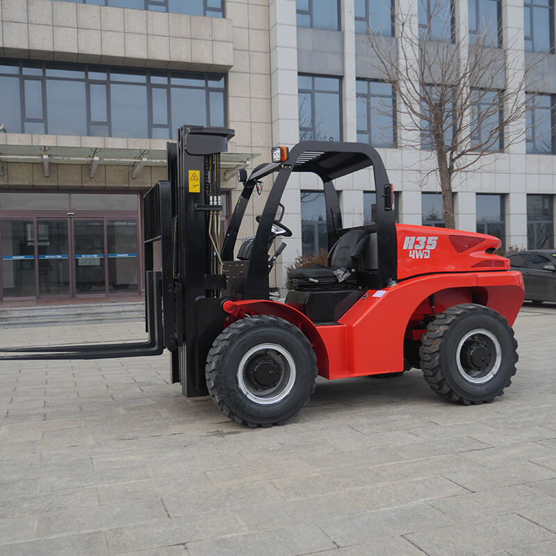 China High Quality Wheel Loader For Sale In Sri Lanka Rough Terrain Forklift H35 Oujin Manufacturers And Suppliers Oujin