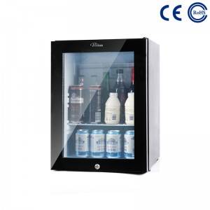 Factory Supply Solid Door Mini Refrigerator Hotel And Household Fridge - Glass Door Hotel and Home Use Mini Beverage Fridge M-25T – Mdesafe