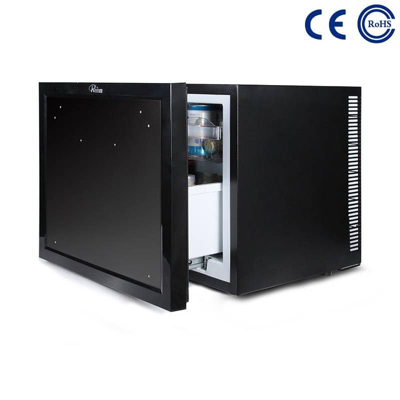 OEM/ODM China Mini Glass Door Upright Beverage Display - Hotel Guestroom Eco-Friendly Minibar Fridge Thermoelectric Drawer M-45B – Mdesafe