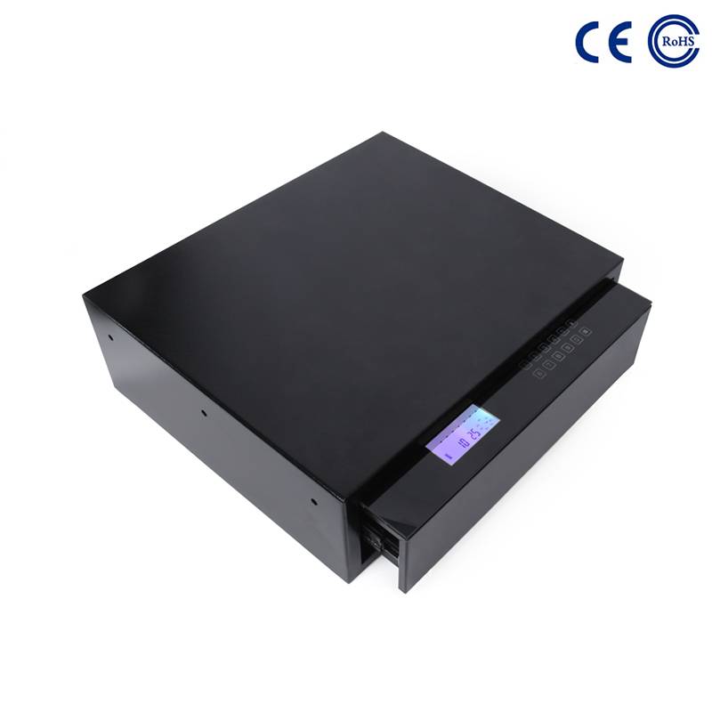 Factory source Hotel/Home Electronic Digital Steel Safe Box - High Tech Advanced Electronic Front Opening Drawer Safe Box  K-DR480 – Mdesafe detail pictures