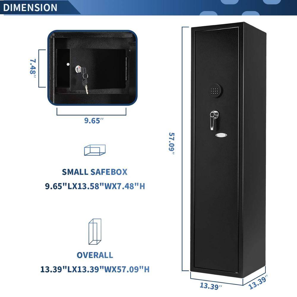 OEM manufacturer Digital Lock Home Safe Box - Rifle Cabinet Electronic Key Lock Security Safe – Mdesafe