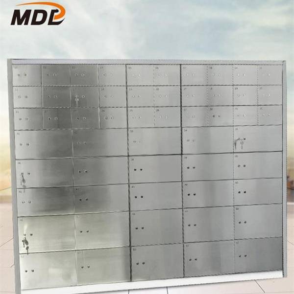 Well-designed Small Metal Cantilever Cash Safe Box - Bank Commercial Vault with Stainless Steel and safe deposit Storage-K-BXG55 – Mdesafe
